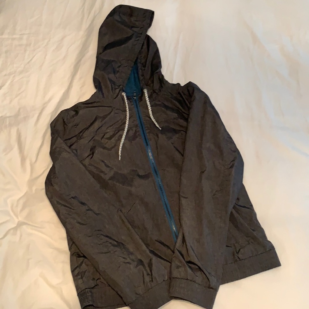 grey zine windbreaker